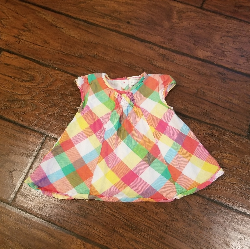 Absorba Paris plaid dress